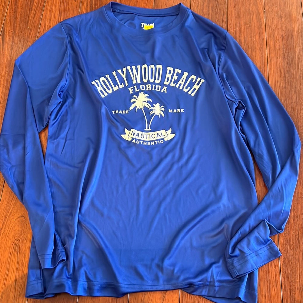 Hollywood Beach Florida Long Sleeve Tee size s